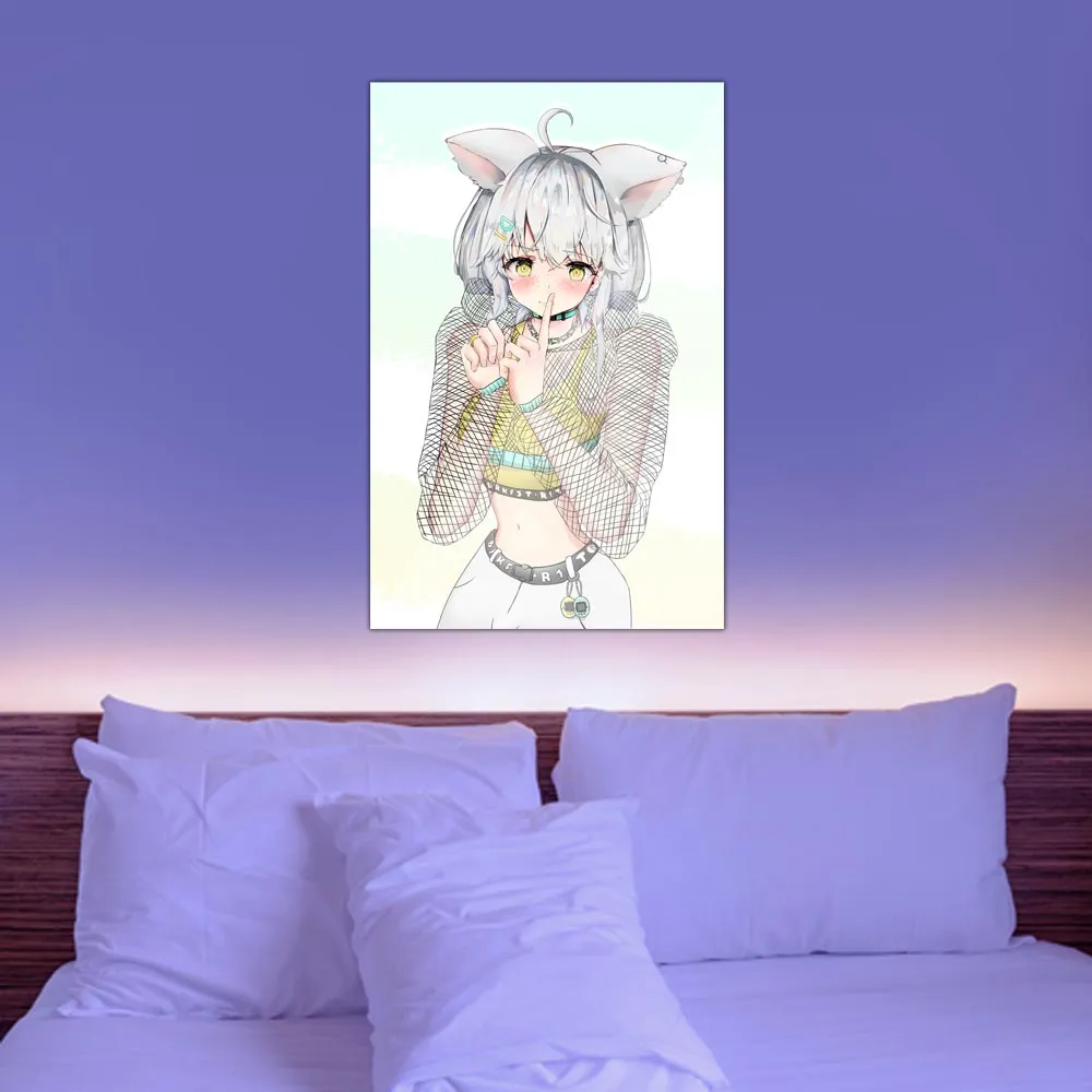 Breakfast Purrito VTuber Wall Art