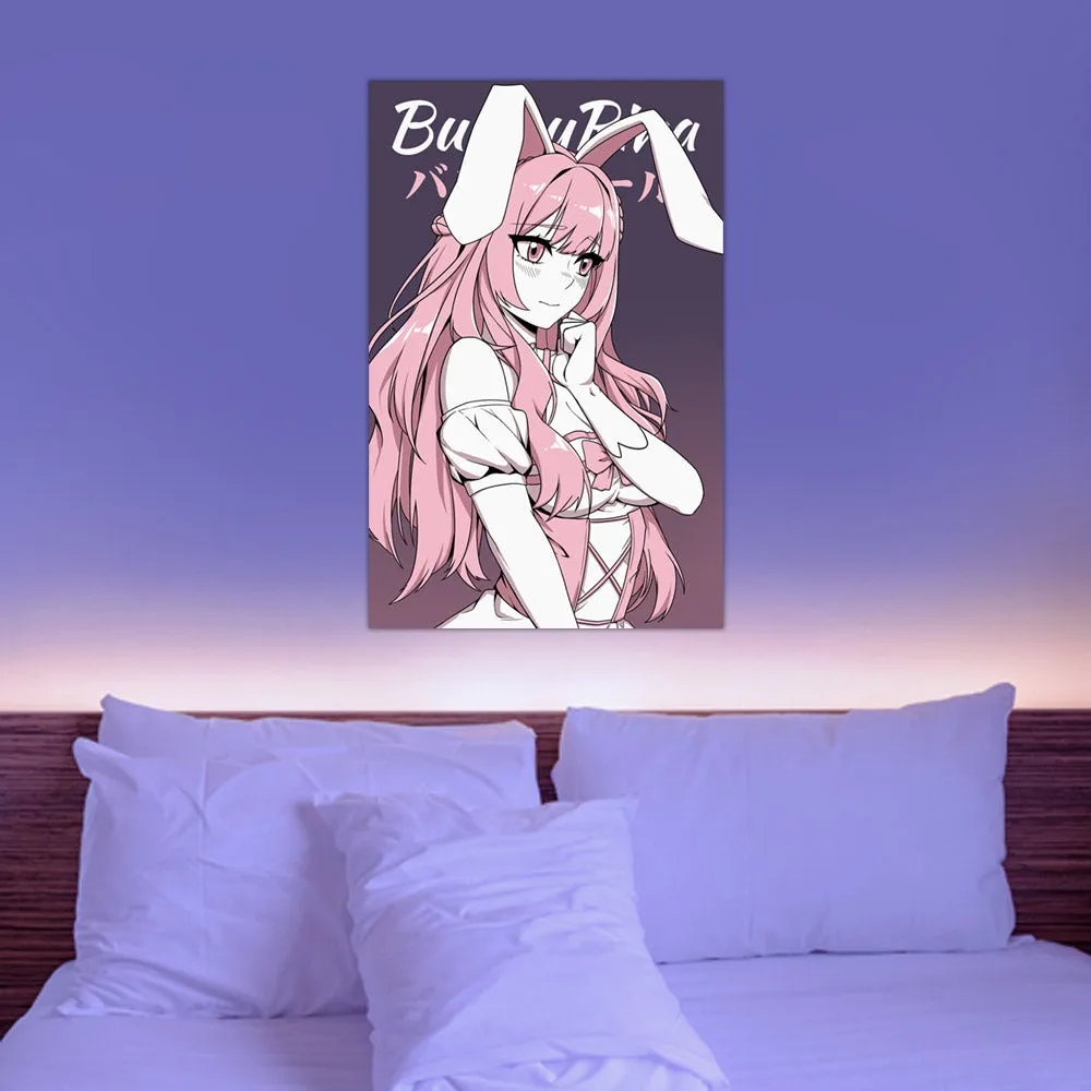 BunnyRina Shy Girl Anime Poster