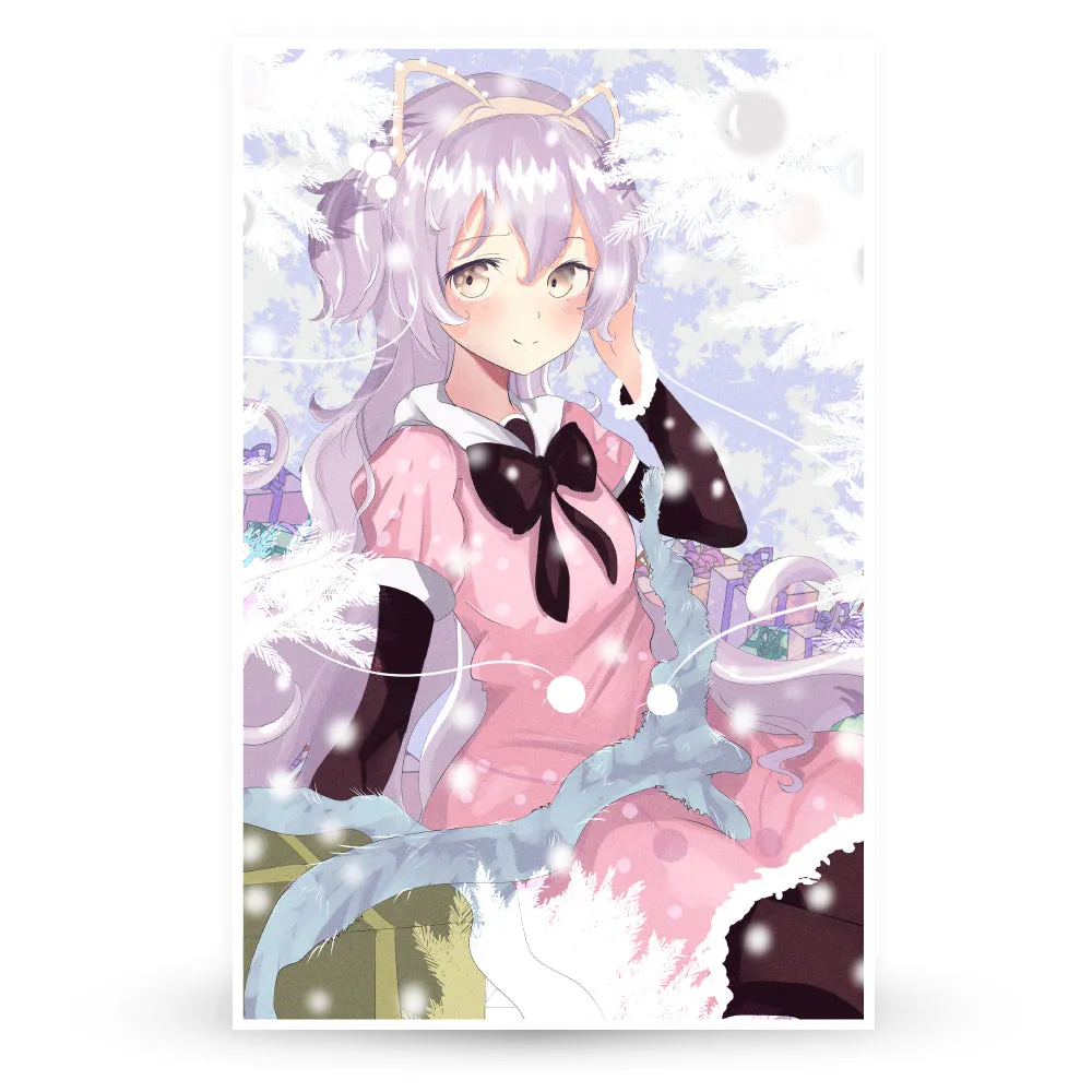 Christmas Girl Anime Poster
