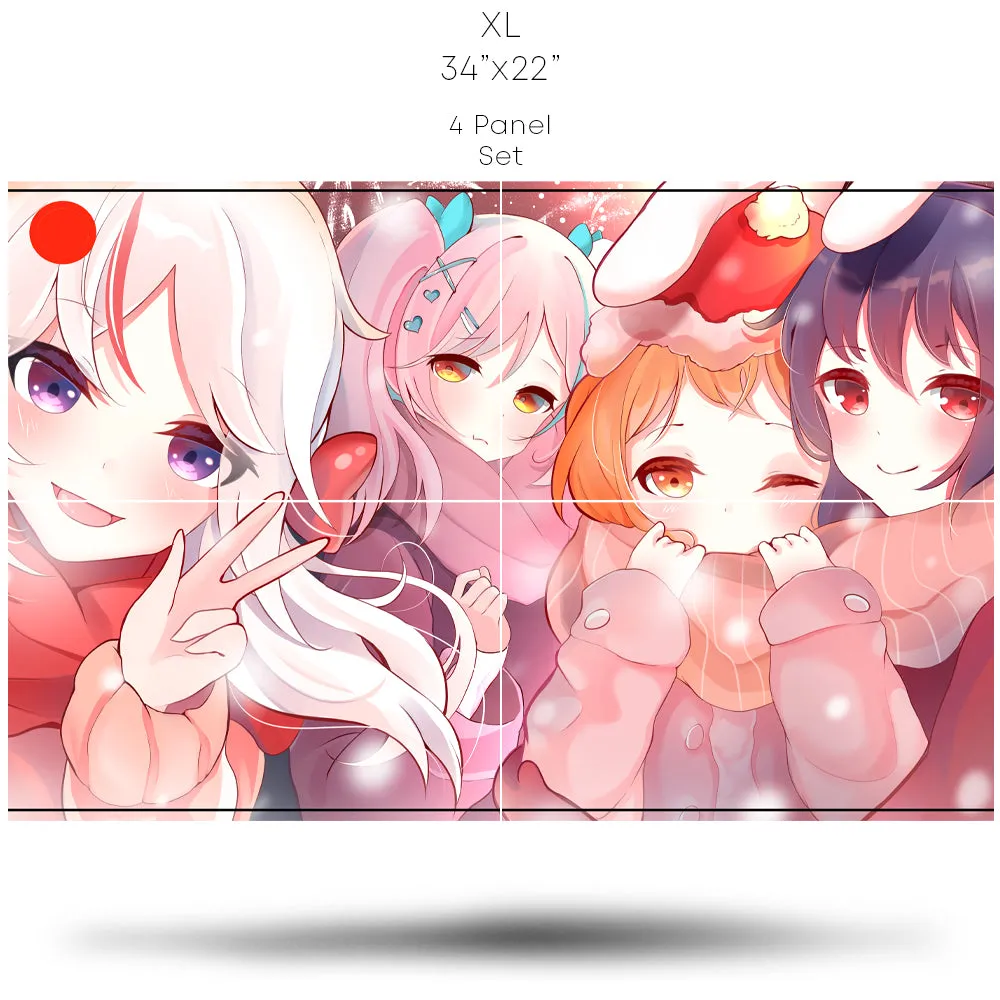 Christmas Selfie Anime Poster