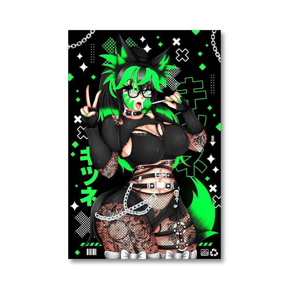 CuteAshhx Poppin' Neon Poster