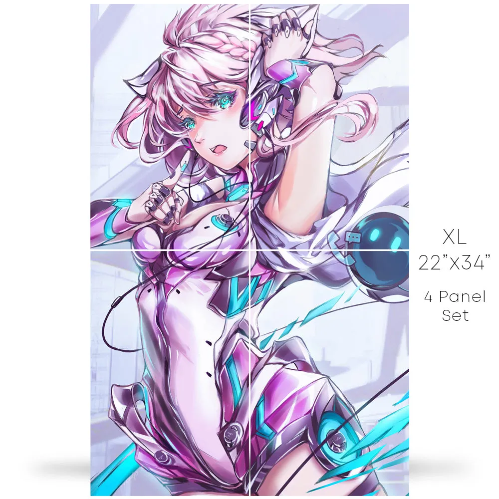Cyber Girl Anime Poster