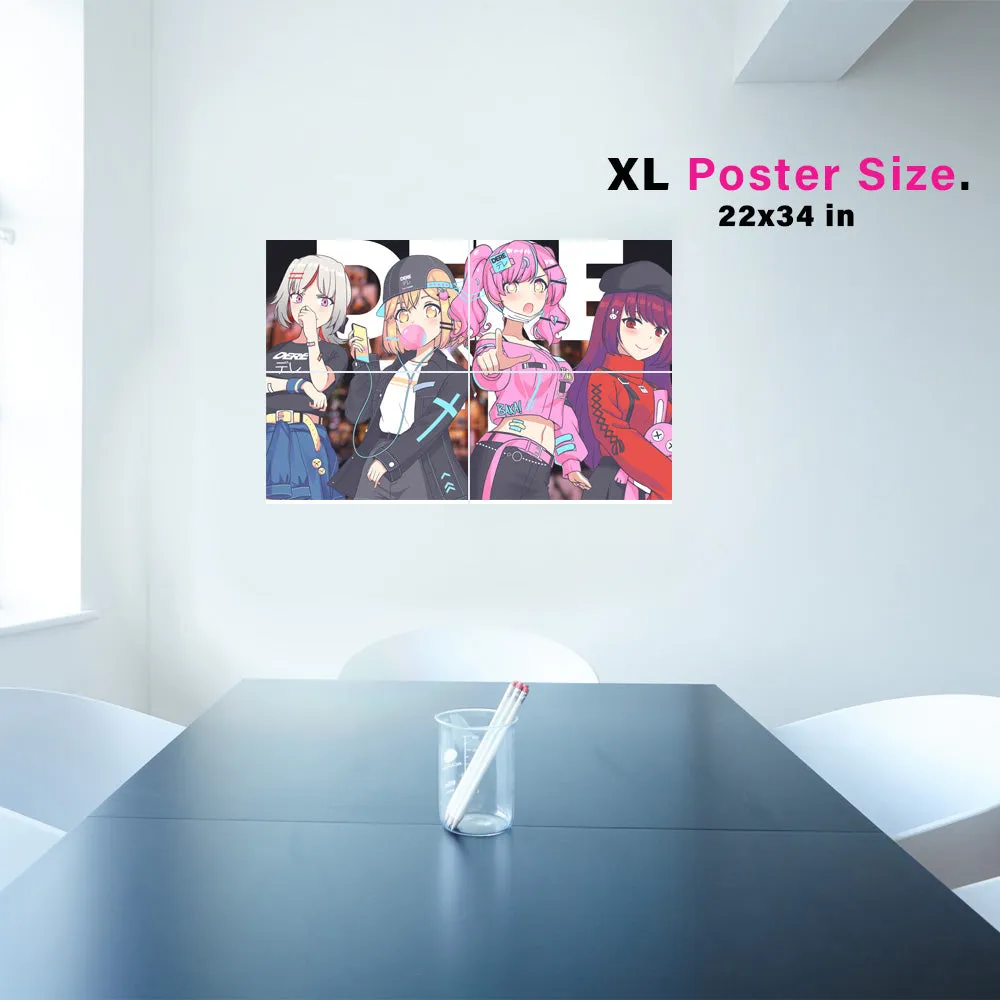 DERE  City Anime Poster