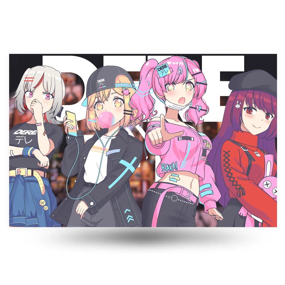 DERE  City Anime Poster