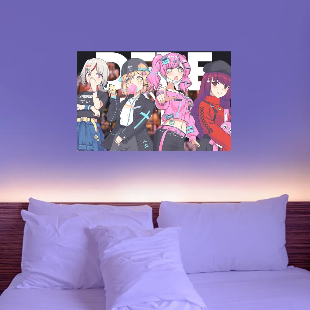 DERE  City Anime Poster