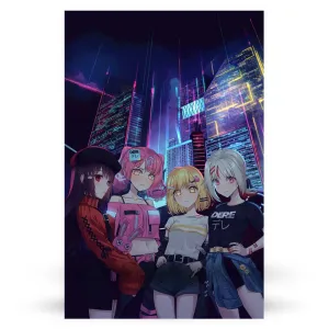 DERE Neon City Poster
