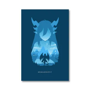 Dragonspit Elf Dragon Poster