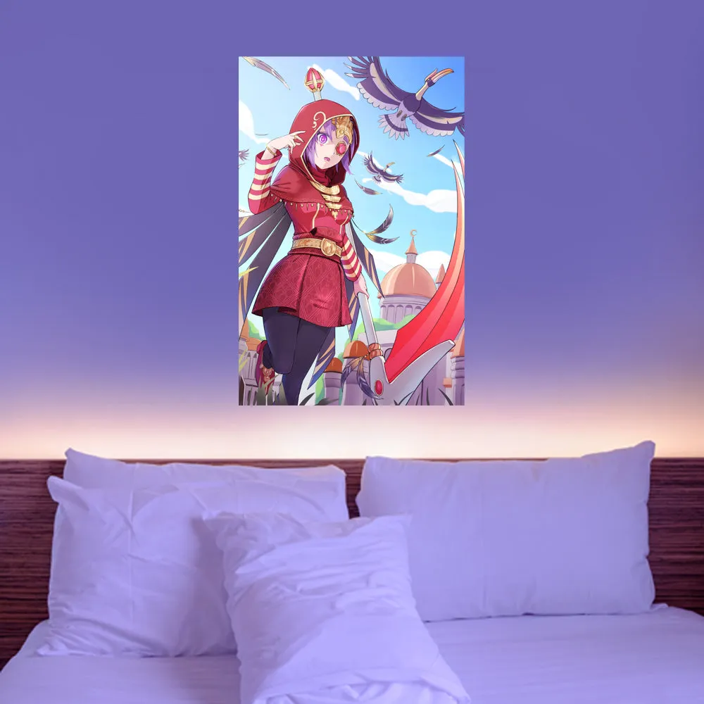 Fantasy City Anime Poster