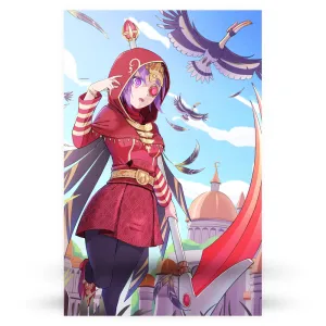 Fantasy City Anime Poster