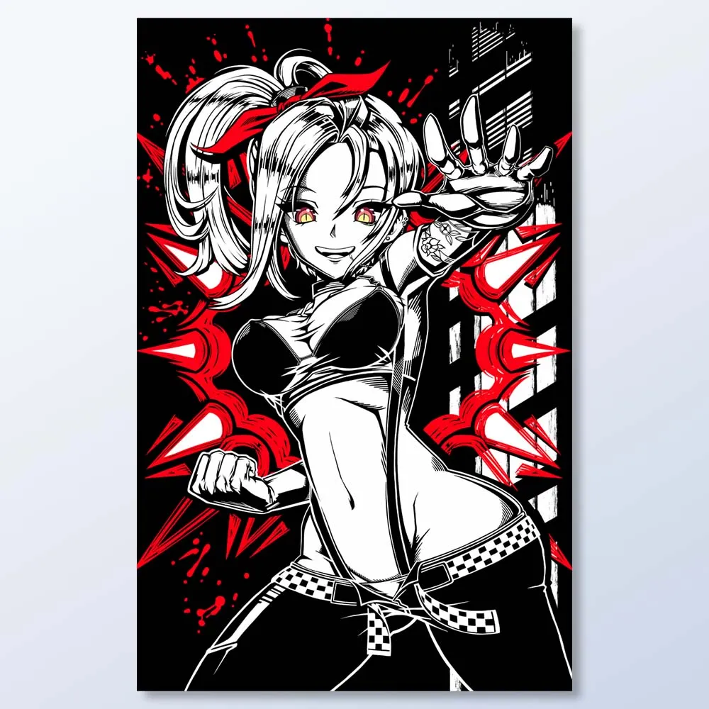 FeFe Red Lights Anime Poster
