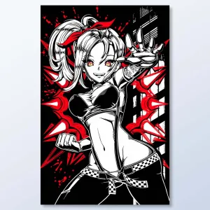 FeFe Red Lights Anime Poster