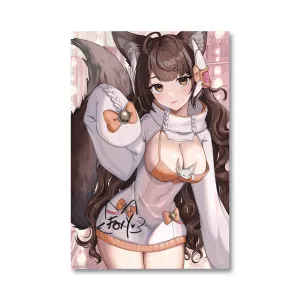Foxplushy Signed Poster