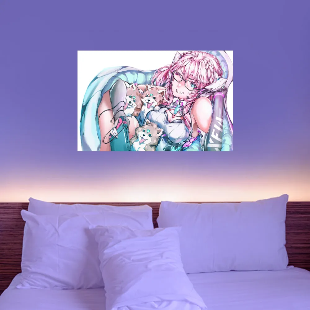 Gamer Girl Anime Poster
