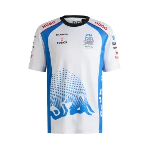 HUGO x VCARB fanwear T-shirt with degradé bull motif