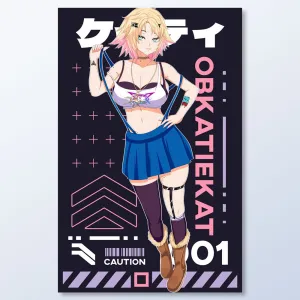 Obkatiekat Caution Poster