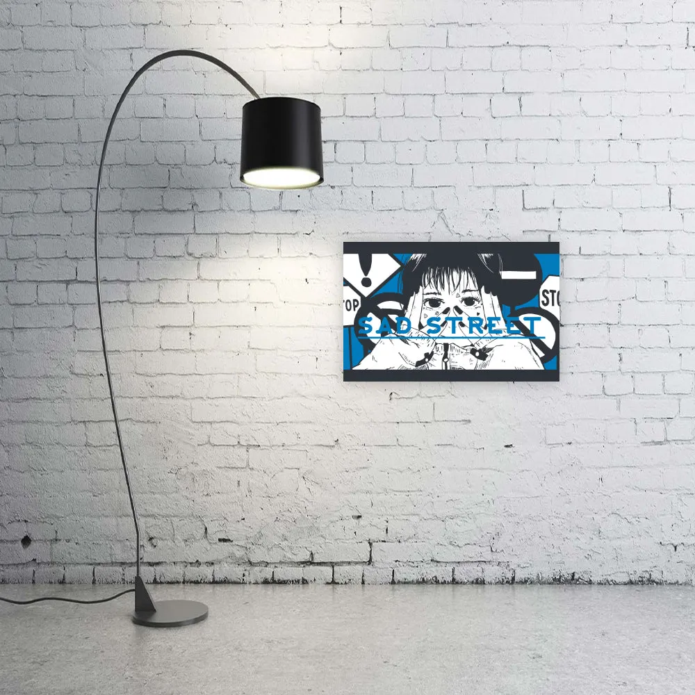 Sad Street Anime Poster