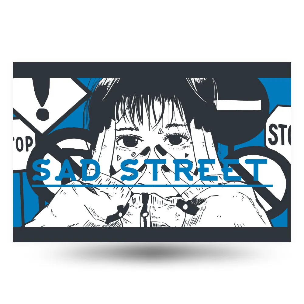 Sad Street Anime Poster