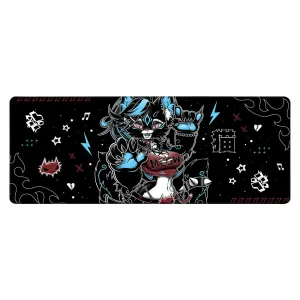 TheBlaqkKat Chaotic Punk XL Mousepad