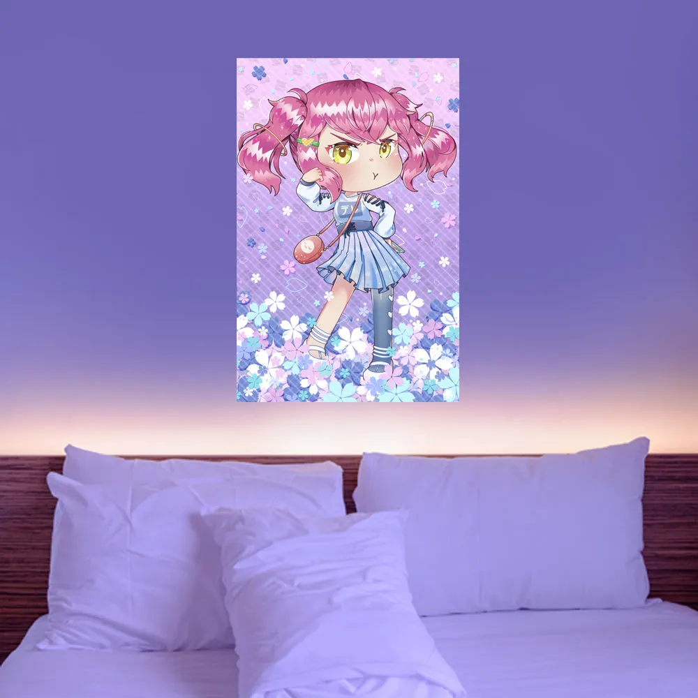 Tsundere Chibi Anime Poster